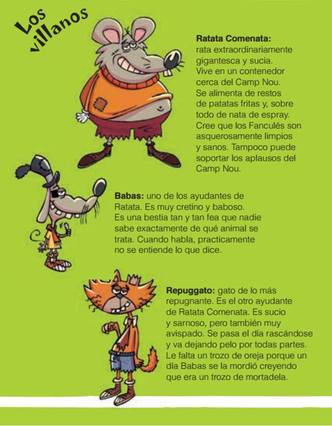 Fanculés personajes 3