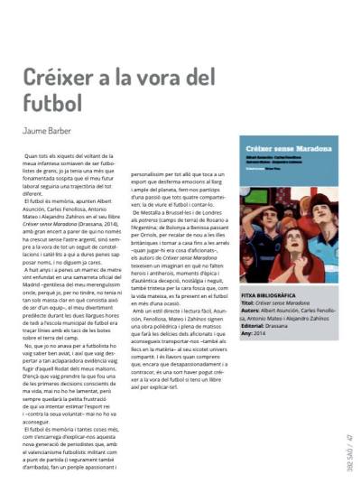 Créixer a la vora del futbol - Jaume Barber